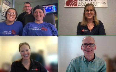 Honoring Gibson Cty 911 with Challenge Coins